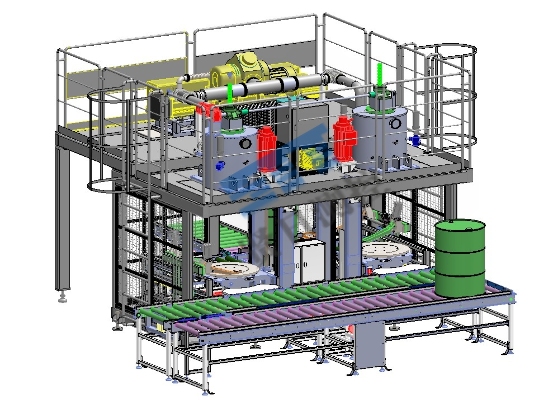 Helium leak detect equipment for steel drum- Double Chamber 