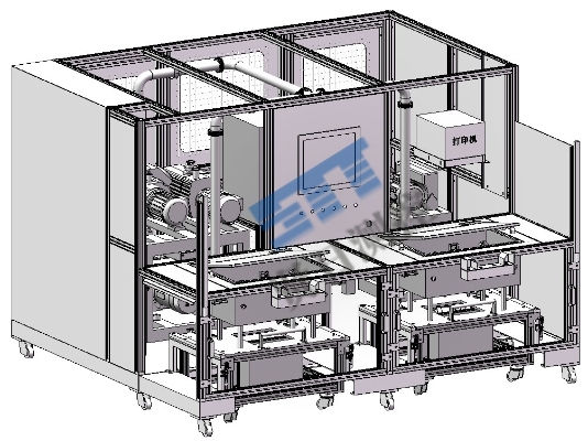 Water Cooler Helium Leak Tester